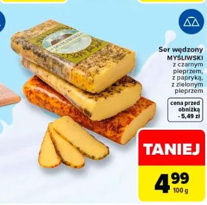 Ser wędzony Myśliwski z zielonym pieprzem