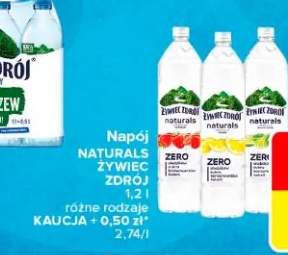 Napój Naturals Żywiec Zdrój Zero