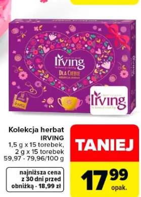 Kolekcja herbat IRVING