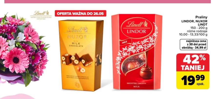 Praliny Lindor Lindt