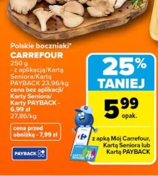 Polskie boczniaki CARREFOUR