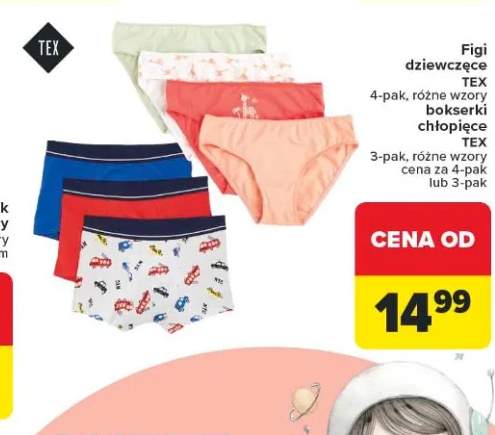 Bielizna dziecięca TEX