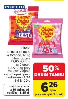 Lizaki Chupa Chups w torebce