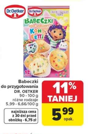 Babeczki do przygotowania Dr. Oetker