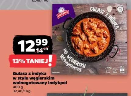 Gulasz z indyka w stylu węgierskim wolnogotowany Indykpol