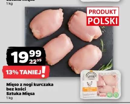 Mięso z nogi kurczaka bez kości Sztuka Mięsa