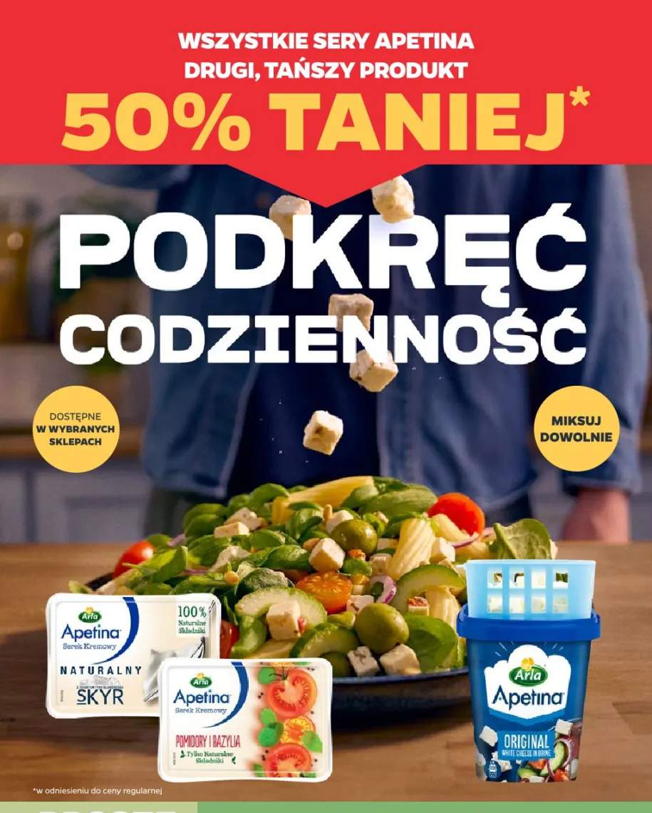 Serek kremowy Arla Apetina Naturalny Skyr