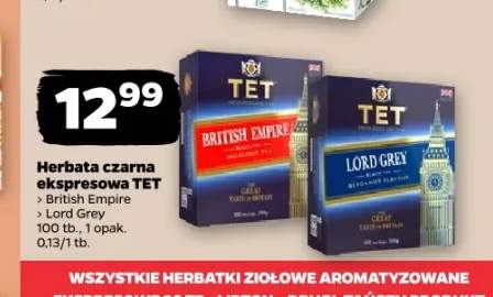 Herbata czarna ekspresowa TET British Empire