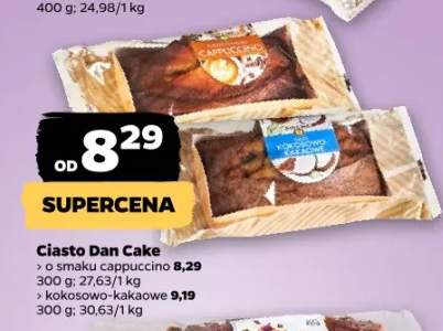 Ciasto o smaku cappuccino Dan Cake