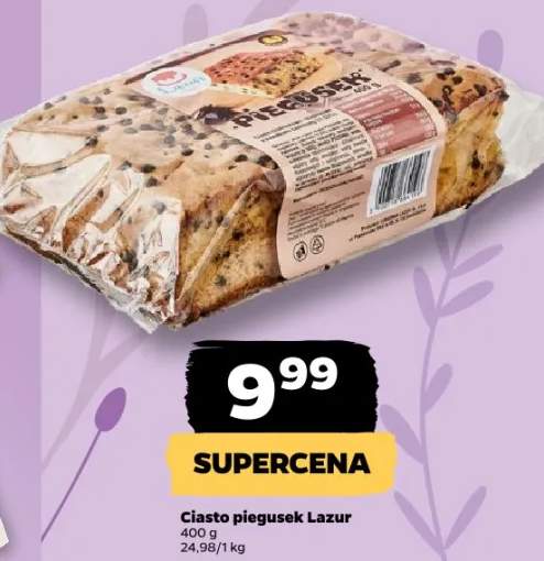 Ciasto piegusek Lazur