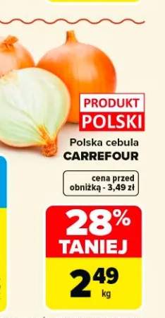 Polska cebula Carrefour