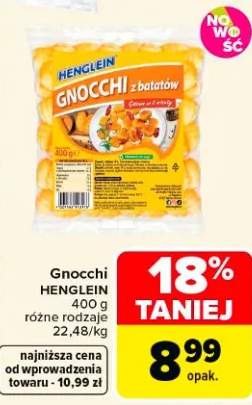 Gnocchi z batatów Henglein