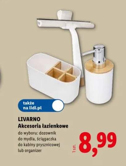 Akcesoria łazienkowe LIVARNO