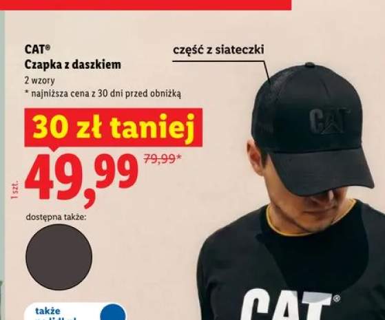Czapka z daszkiem CAT