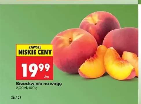 Brzoskwinia na wagę
