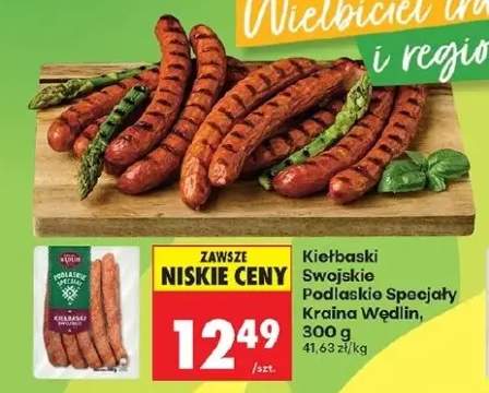 Kiełbaski Swojskie Podlaskie Specjały Kraina Wędlin