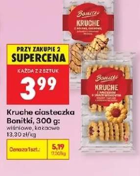 Kruche ciasteczka Bonitki kakaowe