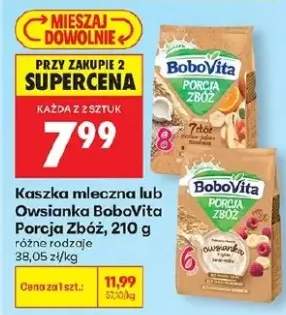 Kaszka mleczna lub Owsianka BoboVita Porcja Zbóż