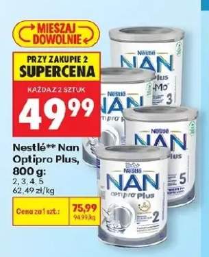 Mleko modyfikowane Nestlé Nan Optipro Plus 3 800g