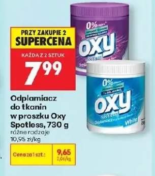 Odplamiacz do tkanin w proszku Oxy Spotless Color 730g
