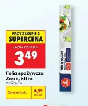Folia spożywcza Zosia 50m