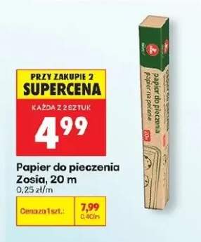 Papier do pieczenia Zosia 20m