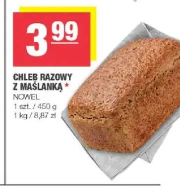 Chleb razowy z maślanką Nowel