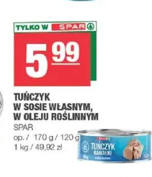 Tuńczyk w oleju roślinnym SPAR