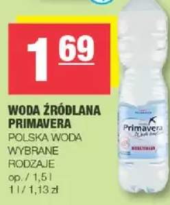 Woda źródlana Primavera