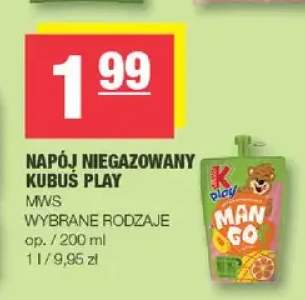 Napój niegazowany Kubuś Play Mango