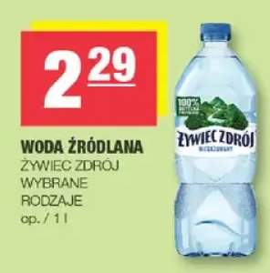 Woda źródlana Żywiec Zdrój