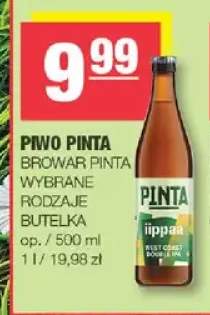 Piwo Pinta iiipaa West Coast Double IPA