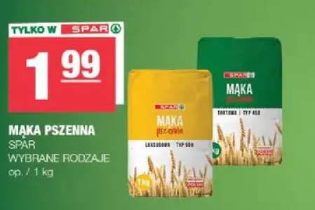 Mąka pszenna luksusowa typ 550 SPAR