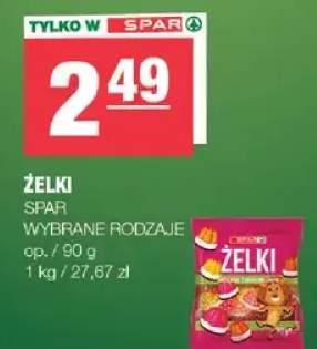 Żelki SPAR