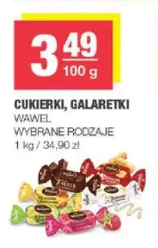 Cukierki, galaretki Wawel