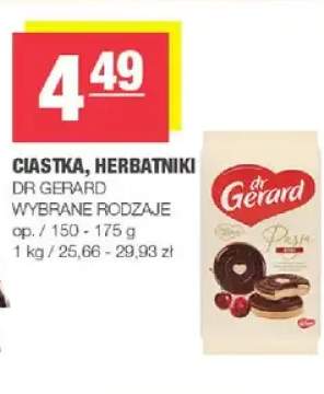 Ciastka, herbatniki Dr Gerard