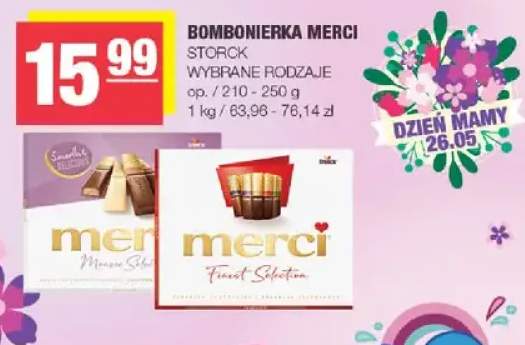 Bombonierka Merci Finest Selection