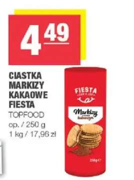 Ciastka markizy kakaowe Fiesta Topfood