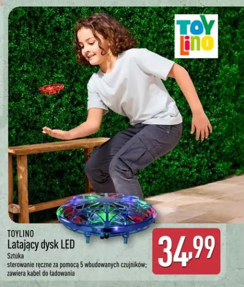 Latający dysk LED TOYLINO