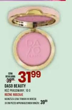 Róż prasowany Daso Beauty