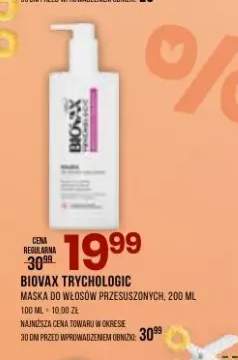 Maska do włosów przesuszonych BIOVAX TRYCHOLOGIC