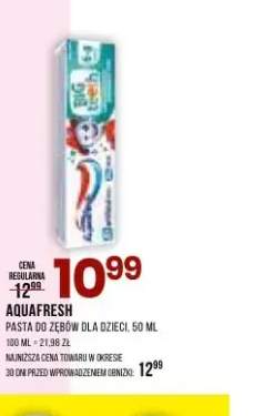 Pasta do zębów dla dzieci Aquafresh