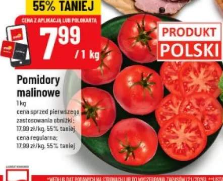 Pomidory malinowe polskie