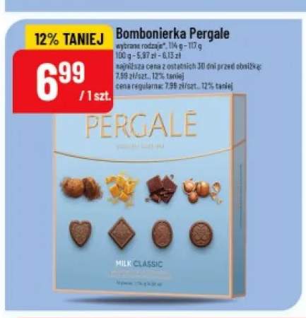 Bombonierka Pergale Milk Classic