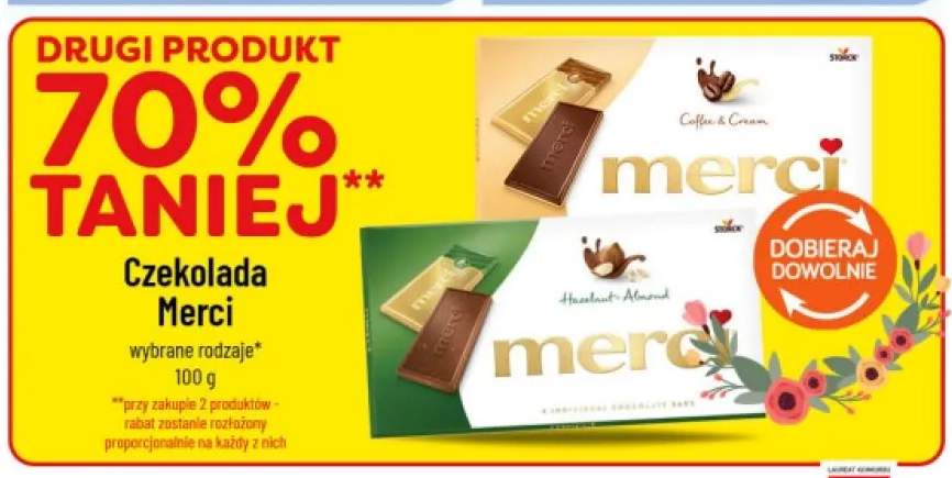 Czekolada Merci Coffee & Cream