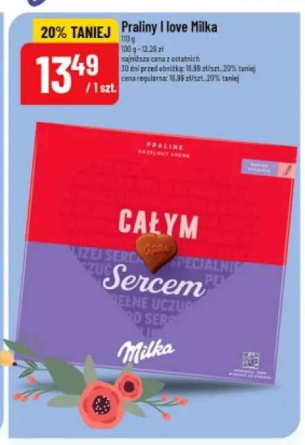 Praliny I love Milka