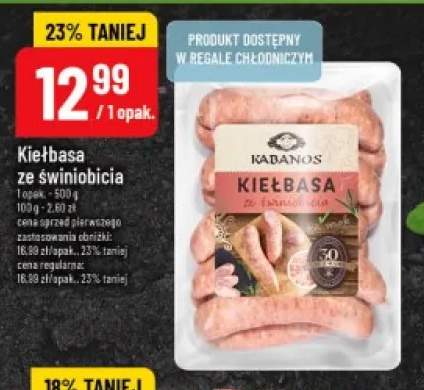 Kiełbasa ze świniobicia Kabanos