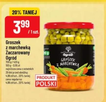 Groszek z marchewką Zaczarowany Ogród