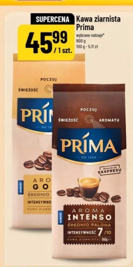 Kawa ziarnista Prima Aroma Intenso