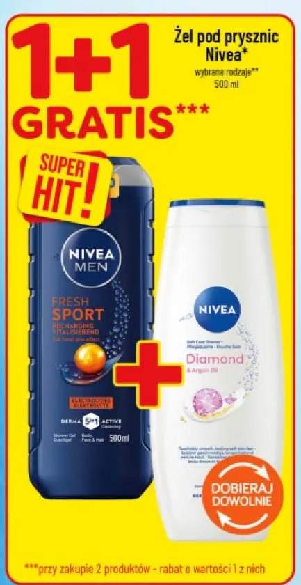 Żel pod prysznic Nivea Men Fresh Sport
